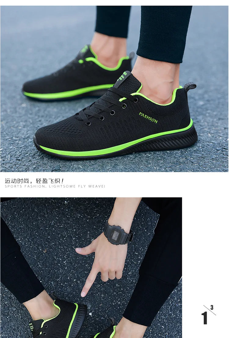 Running Walking Gym Shoes Men Women Knit Sneakers Fashion Breathable Athletic Summer Sports Lightweight Shoe