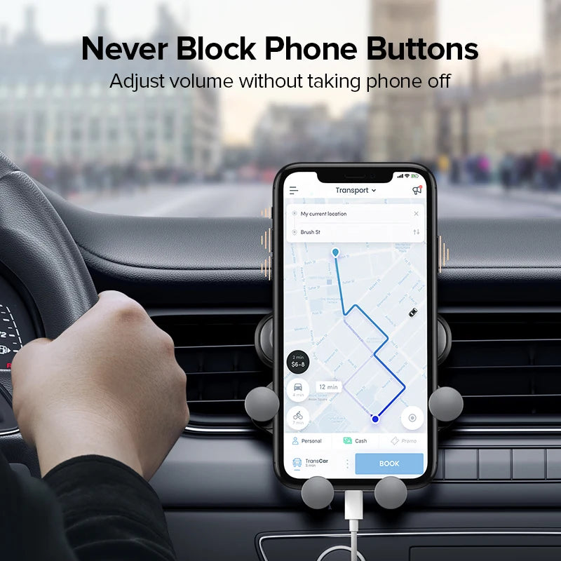 Universal Car Air Vent Phone Mount Extension Clip Air Vent Mobile Phone Holder Hands-Free Cellphone Bracket for IPhone Samsung