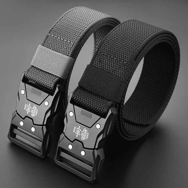 Genuine Tactical Belt Quick Release Outdoor Military Belt Soft Real Nylon Sports Accessories Men And Women Black Belt