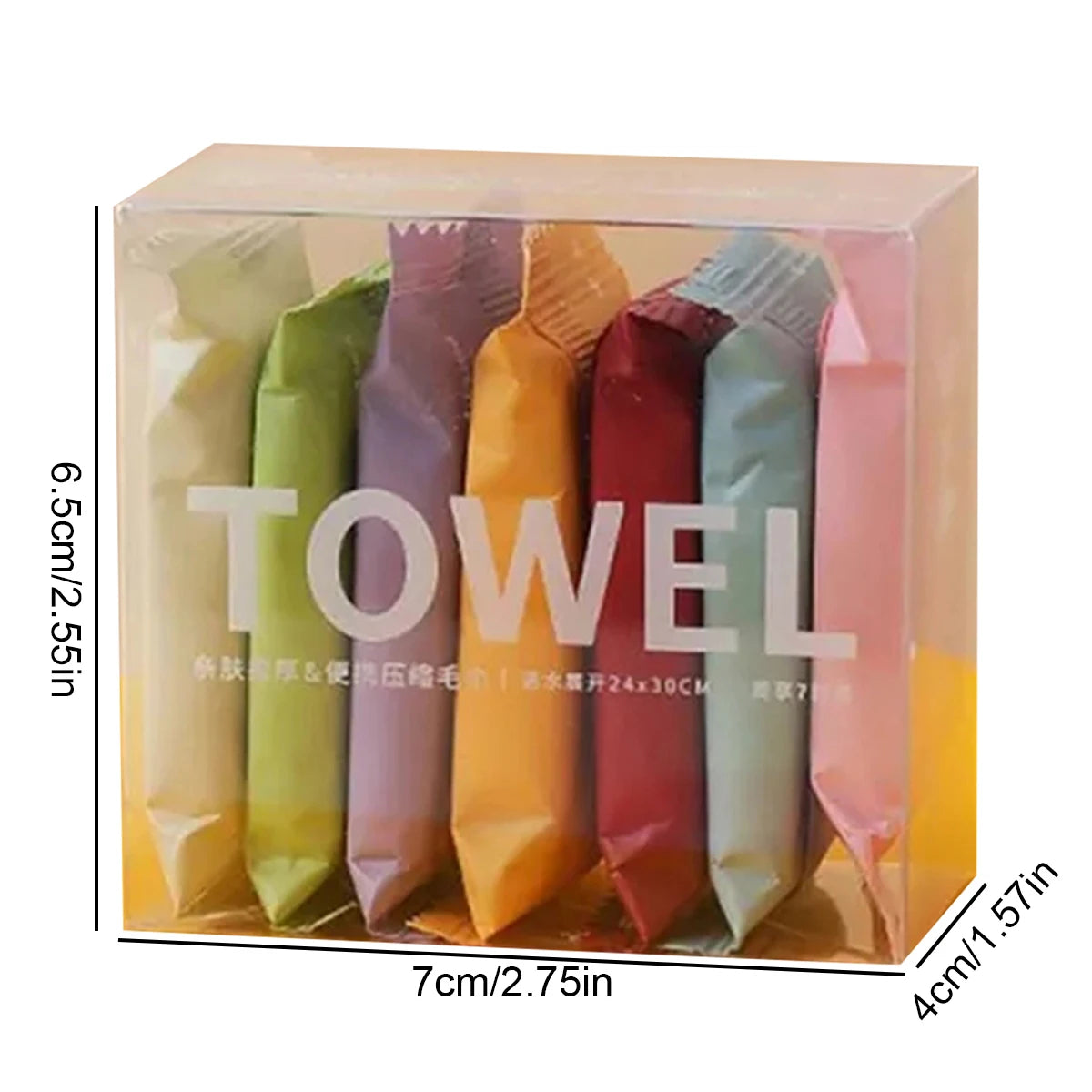 14 Pieces/Box New Mini Compressed Towel Disposable Capsule Towel Magic Face Care Piece Outdoor Travel Cloth Paper Towel