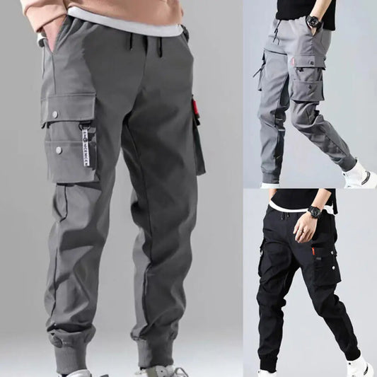 Men Cargo Tactical Pants Work Combat Multi-pockets Casual Training Trousers Overalls Clothing Joggers Hiking Mens Cargo Pant 1PC