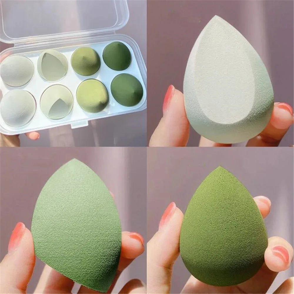 4/8pcs Makeup Sponge Blender Beauty Egg Cosmetic Puff Soft Foundation Sponges Powder Puff Women Make Up Accessories Beauty Tools