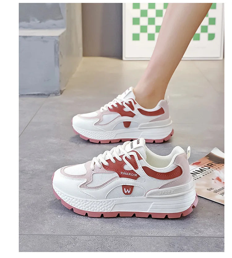 Women Trendy Sneakers Ladies Autumn Casual Sports Running Shoes Tennis Female Breathable Trainers Athletic Shoe Zapatos Mujer