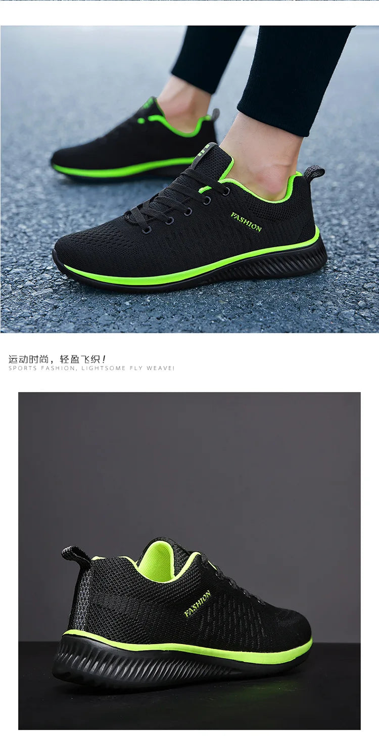 Running Walking Gym Shoes Men Women Knit Sneakers Fashion Breathable Athletic Summer Sports Lightweight Shoe