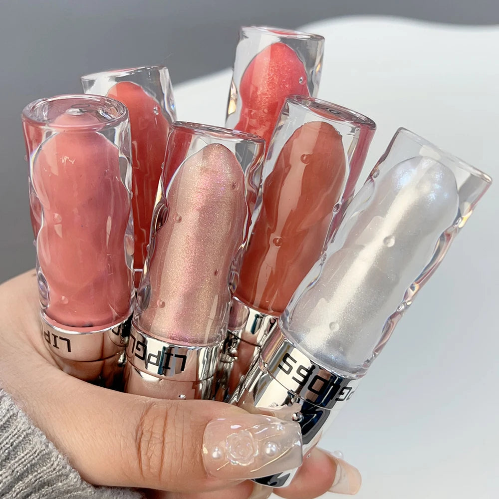 Pearl Shiny Mirror Lip Gloss Waterproof Moisturizing Diamond Glitter Liquid Lipstick Lasting Shine Women Lips Makeup Cosmetics