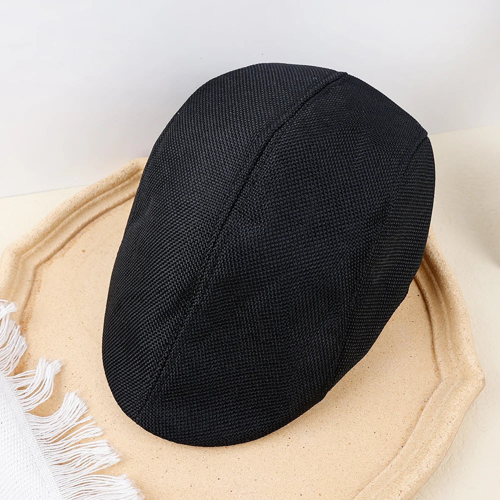 New Men Berets Spring Autumn Winter British Style  Beret Hat Retro England Hats Male Hats Peaked Painter Caps for Dad