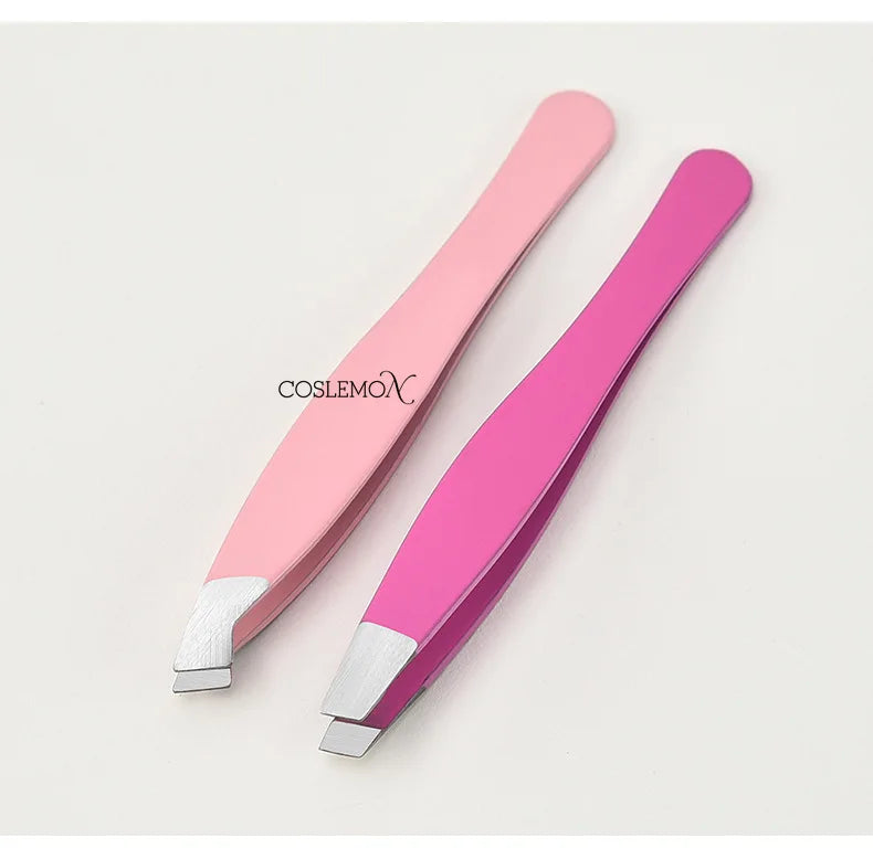 1/4pcs Eyebrow Tweezer Stainless Steel Hair Removal Clip for Eyelash Extension Tweezer Colorful Professional Makeup Beauty Tools