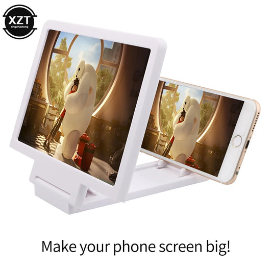 Fashion 3D Phone Screen Amplifier Mobile Portable Foldable Screen Magnifier Enlarge Amplifying Desktop Bracket Eyes Protection