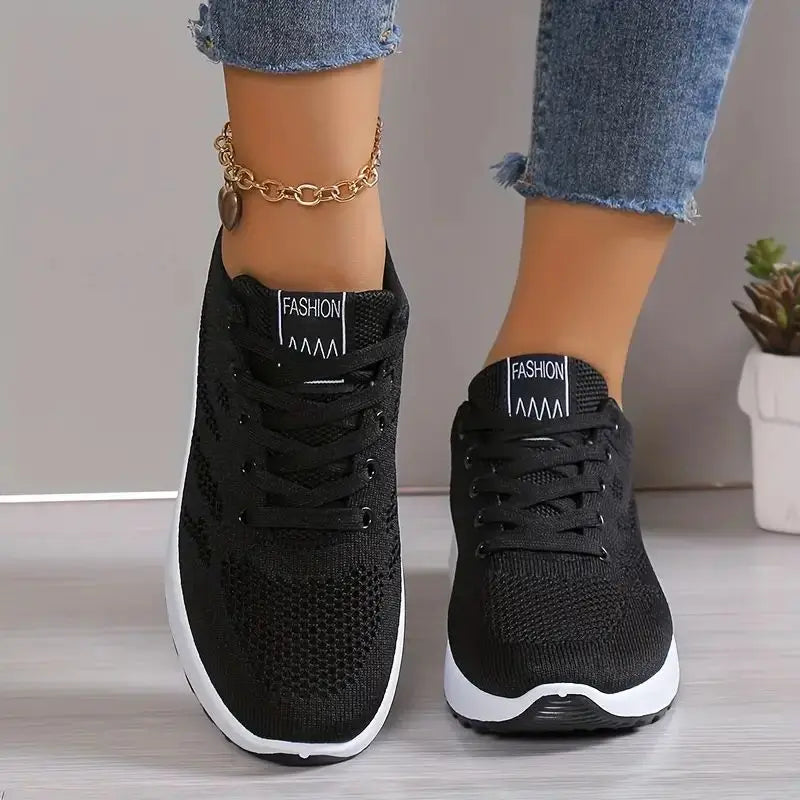 Plus Size Breathable Running Shoes for Women 2024 Fashion Air Cushion Platform Sneakers Woman Lightweight Casual Sports Shoes