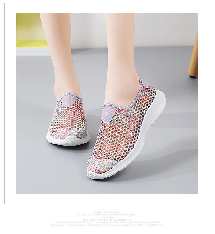 Summer Mesh Breathable Women's Sandals Breathable, Light and Comfortable Sports and Leisure Mesh Women's Shoes