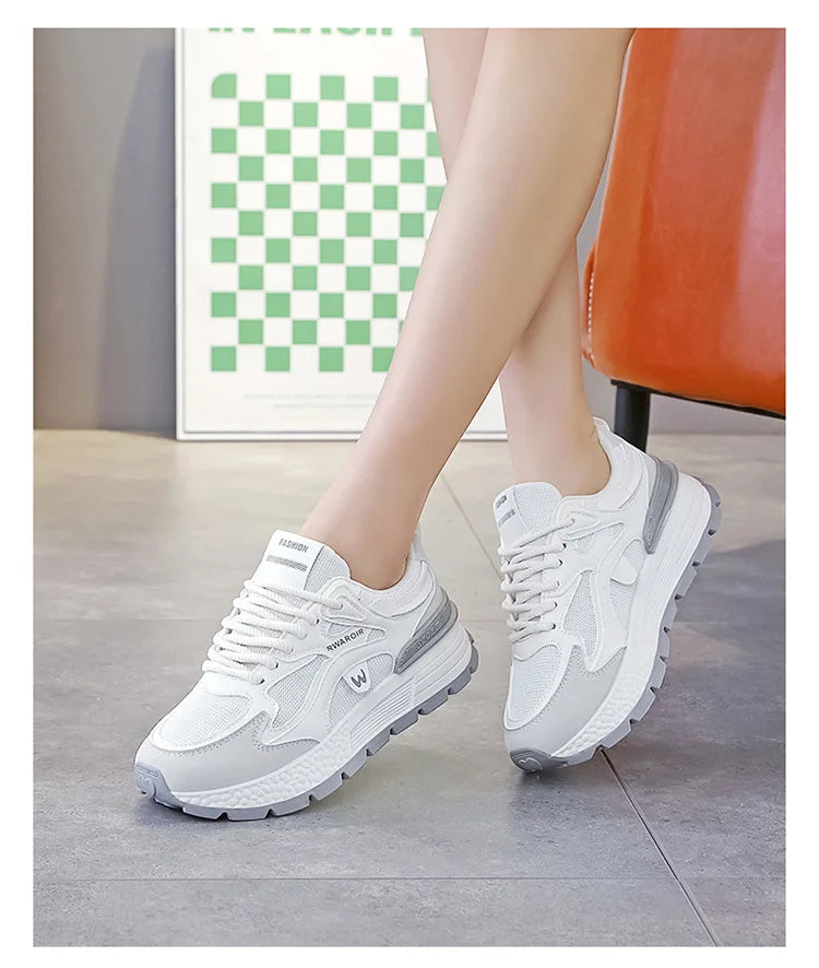 Women Trendy Sneakers Ladies Autumn Casual Sports Running Shoes Tennis Female Breathable Trainers Athletic Shoe Zapatos Mujer