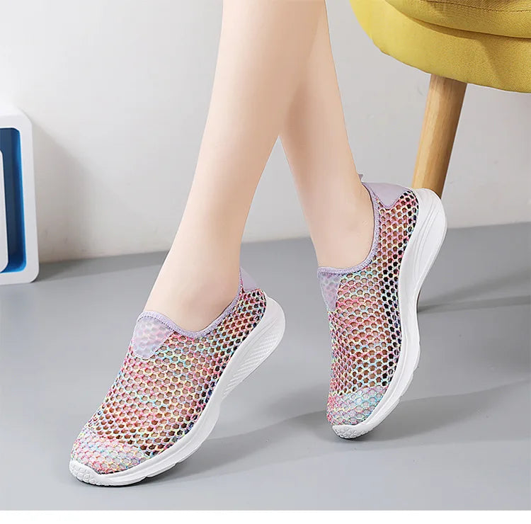 Summer Mesh Breathable Women's Sandals Breathable, Light and Comfortable Sports and Leisure Mesh Women's Shoes