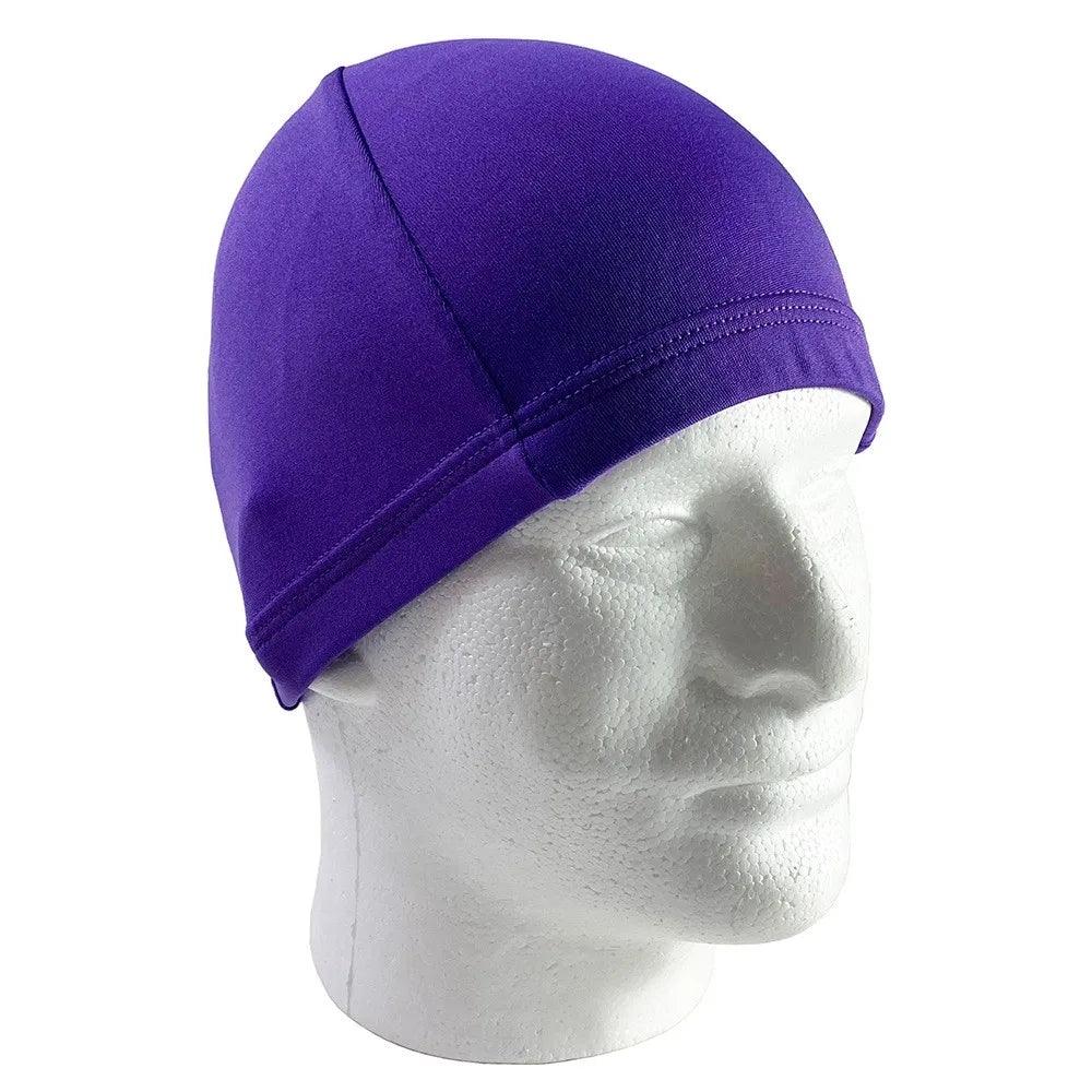 Spandex Dome Cap Wide Band Wig Satin Breathable Wave Cap For Men